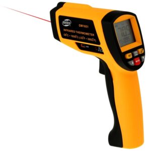 BENETECH GM1651 USB digitaal display temperatuurpistool Handheld infrarood IR-thermometer, meetbereik: -30 ~ 1650C