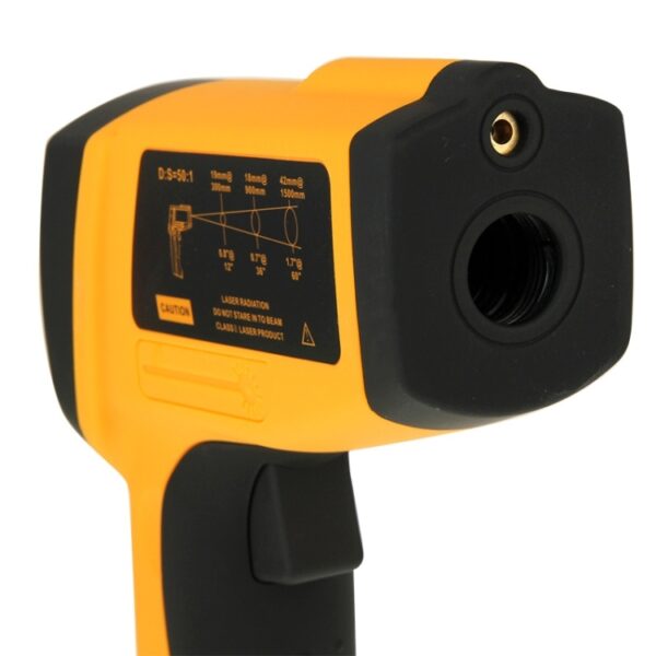 BENETECH GM1651 USB digitaal display temperatuurpistool Handheld infrarood IR-thermometer, meetbereik: -30 ~ 1650C - Afbeelding 5