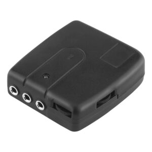 2 STUKS Multi-gebruik bedrade motorfiets-intercom (zwart)