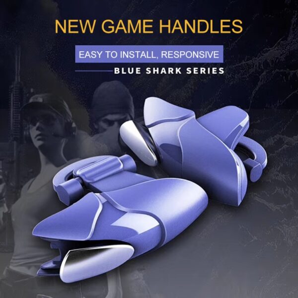 Blauwe haai Haai eet kip Spel Extra handgreep, Blue - Afbeelding 7