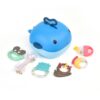 MoFun 2029A 2-in-1 babyrammelaar en bijtring 6-delige set met opbergdoos voor walvissen