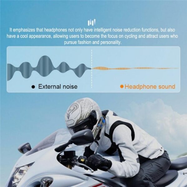 JYD-C68 Motorrijdershelm Handsfree Draadloze Bluetooth Muziek Headset - Afbeelding 5