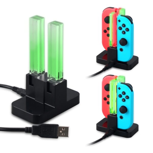 Dobe TNS-875 Oplader Dock Laadstation Stand voor Nintendo Switch Joy-Con - Afbeelding 3