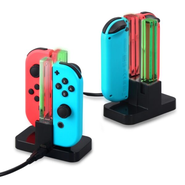 Dobe TNS-875 Oplader Dock Laadstation Stand voor Nintendo Switch Joy-Con - Afbeelding 4