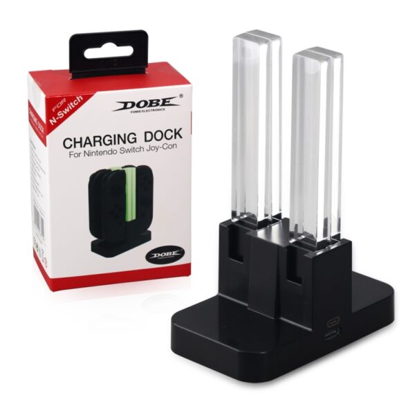 Dobe TNS-875 Oplader Dock Laadstation Stand voor Nintendo Switch Joy-Con - Afbeelding 5