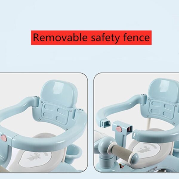 Kinder driewieler fiets buitenkinderwagen - Afbeelding 9