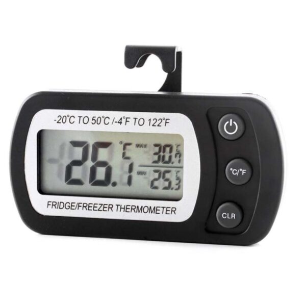 2 stuks digitale LCD-thermometer koelkast temperatuursensor vriezer thermometer - Afbeelding 2