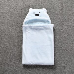Schattige Dieren Cartoon Baby's Deken Kinderen Badjas Met Capuchon Peuter Baby Badhanddoek