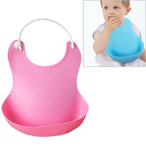 Baby Baby Peuter Waterdichte siliconen slabbetje Zuigelingen die lunch oprolschort voeden