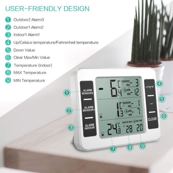 Home Draadloze koelkastthermometer - Afbeelding 4