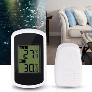 Mini hoge precisie draadloze digitale binnen- en buitenthermometer