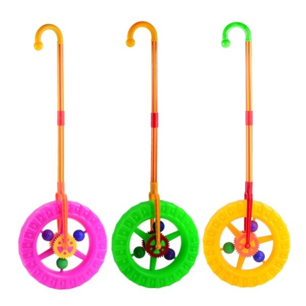 Trolley Toys Baby Walker Single Wheel Pusher Willekeurige kleurlevering - Afbeelding 6