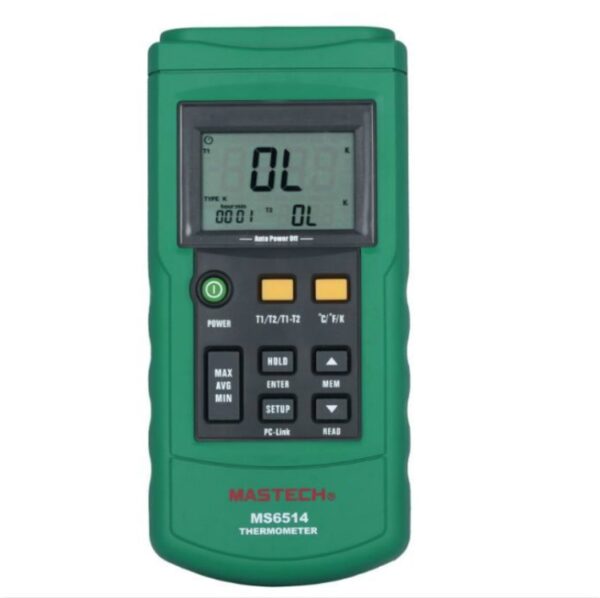 MS6514 Dubbele digitale thermometer met USB-interface, Dual Digital Thermometer