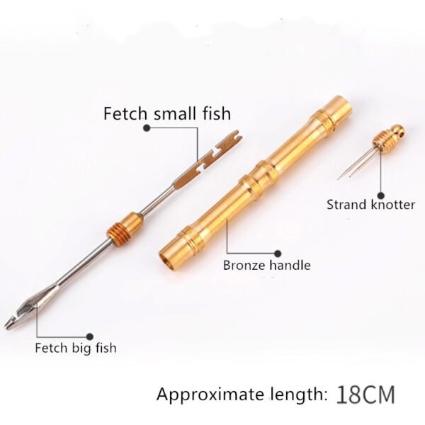 Snel ontkoppelingsapparaat doet geen pijn aan de lijn, Pure copper Hook Remover - Afbeelding 3