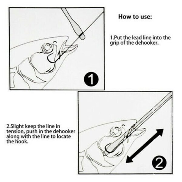 Snel ontkoppelingsapparaat doet geen pijn aan de lijn, Pure copper Hook Remover - Afbeelding 5