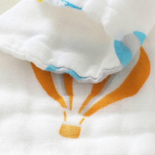 5 stuks zeslaags gaas katoenen baby vierkante zakdoek speekselhanddoekstijlen willekeurige levering, 25x25cm, 30x30cm - Afbeelding 9
