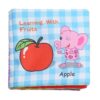 Babyrammelaars Speelgoed Zacht dierendoek Boek Pasgeboren wandelwagen Hangend speelgoed Vroeg leren Onderwijs Babyspeelgoed, Fruit, Vegetable, Shape, Vehicle