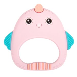 MJYJ019 2 STUKS Siliconen Baby Bijtring Kinderen Molaire Stok Speelgoed, Pink, Blue, Orange, Small Fish-Blue, Small Fish-Pink, Small Fish-Green, Fox-Blue, Fox-Pink, Fox-Green, Monkey-Pink, Monkey-Orange, Monkey-Coffee, Kitten-Coffee, Kitten-Blue...