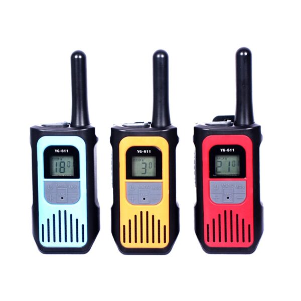 1 paar YG-811 0.5W kinderen Handheld draadloze walkie-talkie willekeurige kleur levering - Afbeelding 2