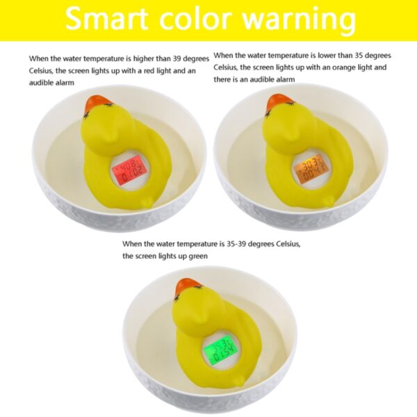 SN062 Kinderen Bad Thermometer Water Babybadkamer Gele Eend Water Thermometer, Children Bath Thermometer - Afbeelding 6