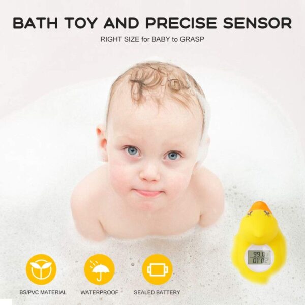 SN062 Kinderen Bad Thermometer Water Babybadkamer Gele Eend Water Thermometer, Children Bath Thermometer - Afbeelding 7