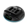 D1 Kleurrijke Lichten Handvat Oplader Voor Nintendo Switch / Switch Lite, D1