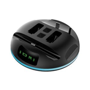 D1 Kleurrijke Lichten Handvat Oplader Voor Nintendo Switch / Switch Lite, D1