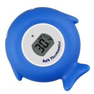 2 STUKS Kleine Vis Babybadje Elektronische Thermometer Bad Zwembad Water Thermometer