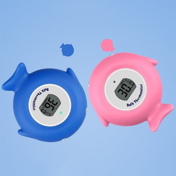 2 STUKS Kleine Vis Babybadje Elektronische Thermometer Bad Zwembad Water Thermometer - Afbeelding 2