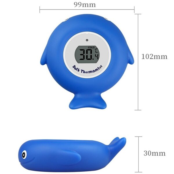 2 STUKS Kleine Vis Babybadje Elektronische Thermometer Bad Zwembad Water Thermometer - Afbeelding 3