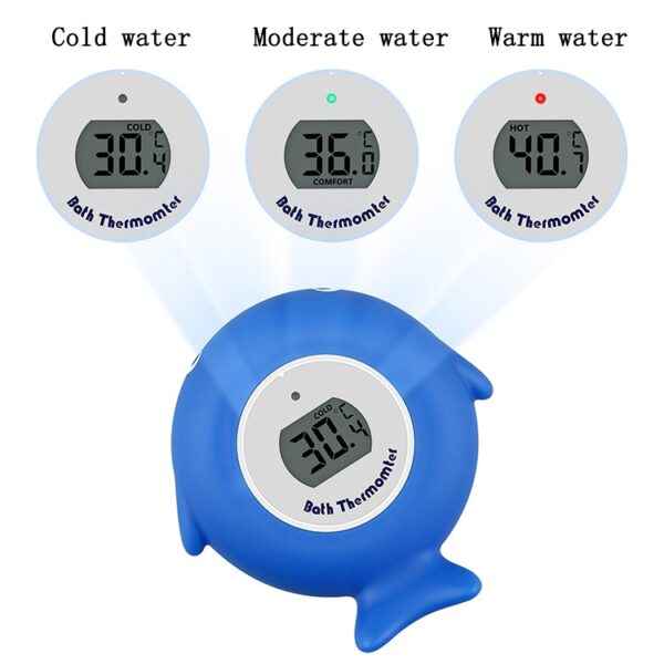 2 STUKS Kleine Vis Babybadje Elektronische Thermometer Bad Zwembad Water Thermometer - Afbeelding 6