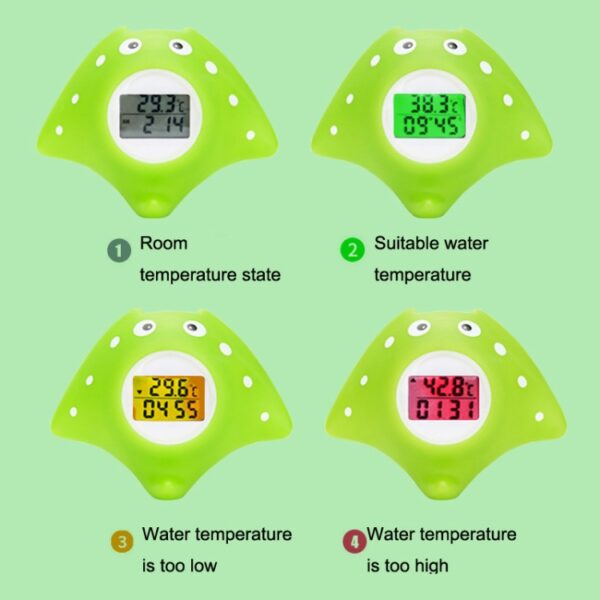MTY-818 Cartoon Devil Fish Elektronische waterthermometer voor kinderen, MTY-818 - Afbeelding 4