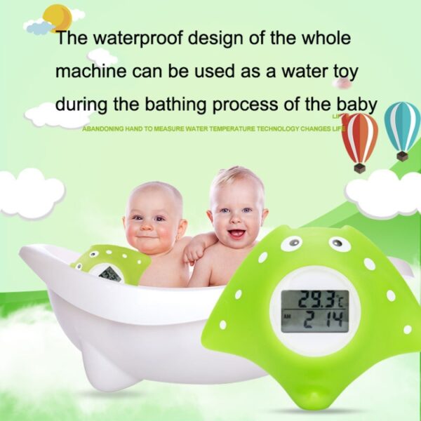 MTY-818 Cartoon Devil Fish Elektronische waterthermometer voor kinderen, MTY-818 - Afbeelding 6