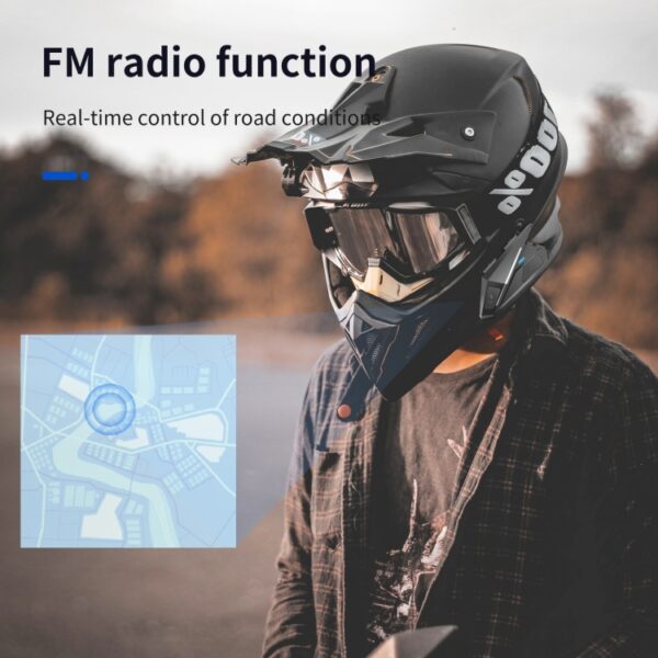 YZ06 Draadloze Bluetooth-helmhoofdtelefoons - Afbeelding 6