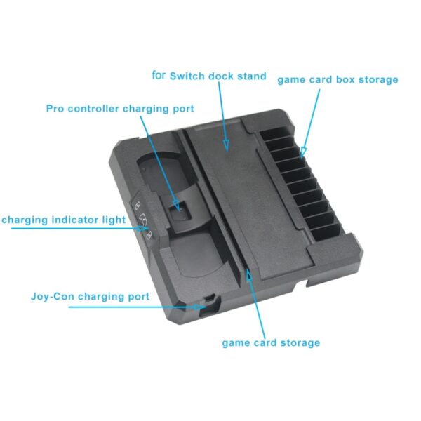 Multifunctionele gameconsole -handgreep oplaadbasisbeugel voor Nintendo Switch - Afbeelding 4
