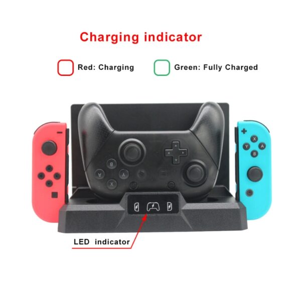 Multifunctionele gameconsole -handgreep oplaadbasisbeugel voor Nintendo Switch - Afbeelding 6