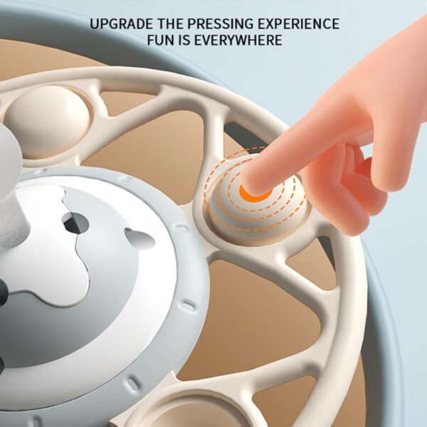 Multifunctionele siliconen Manhattan Ball Baby Bijtring, 558 - Afbeelding 5