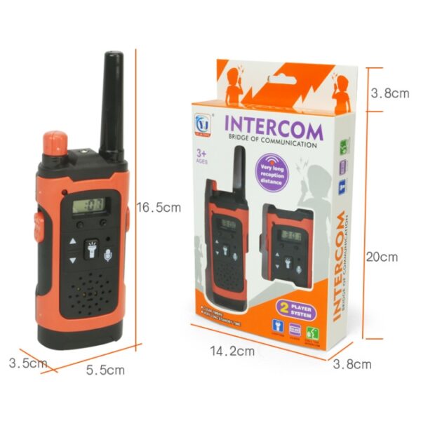 Walkietalkie voor kinderen Afstandsbediening Draadloos bellen Ouder-kind Interactieve speelgoedtelefoon, Red, Yellow - Afbeelding 3