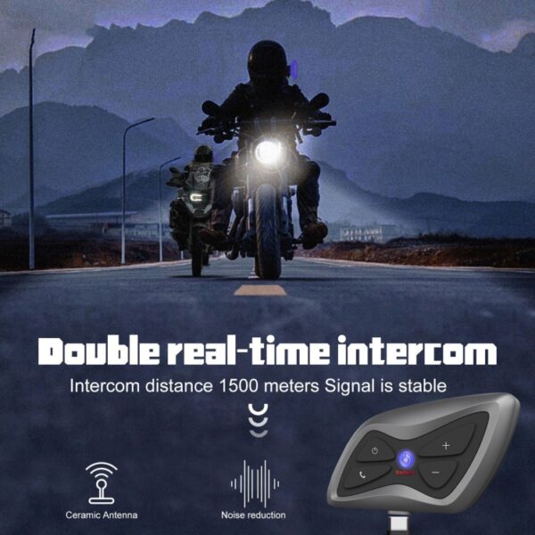 T6plus motorhelmen slimme intercom en Bluetooth-headset - Afbeelding 4