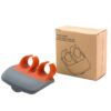 2 stks Palm Hand Dunschiller Voor Aardappel, Fruit, Keuken Dunschiller, 2pcs Orange