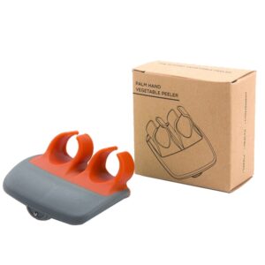 2 stks Palm Hand Dunschiller Voor Aardappel, Fruit, Keuken Dunschiller, 2pcs Orange