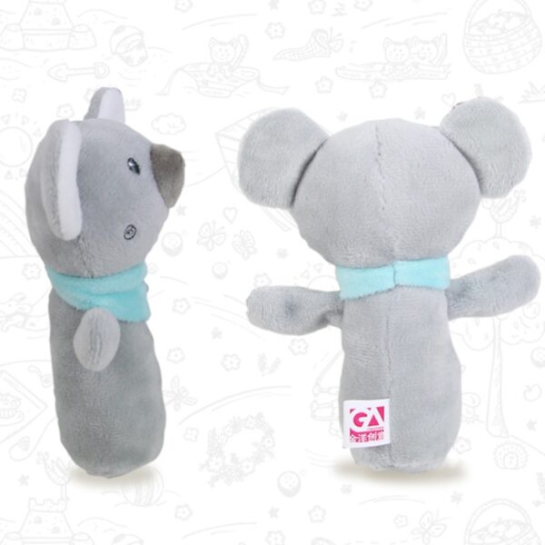 Baby Hand Rammelaars Speelgoed Handgreep Stok Pasgeboren Rustgevend Speelgoed,Stijl:, Giraffe, Pink Rabbit, Little Grey Elephant, Koala, Piggy, Monkey, White Rabbit, Little Red Mouse, Little Flower Elephant, Little Banana, Sleep Bear Blue Rattles... - Afbeelding 3