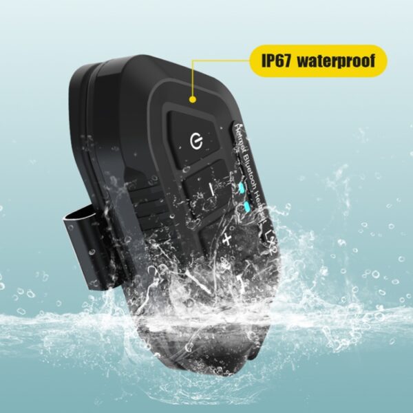 LX2 Motorhelm Bluetooth-oortelefoon Waterdichte ruisonderdrukkende motorfietshoofdtelefoon, LX2 (Black), LX2 (White) - Afbeelding 7