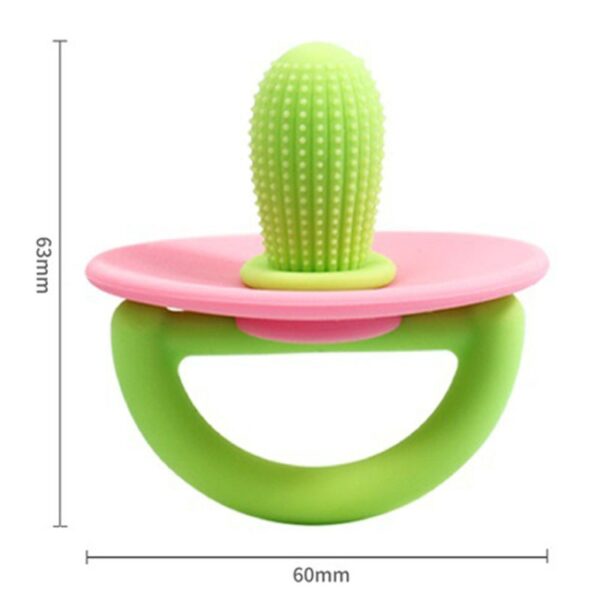 Siliconen Cactus Bijtring Baby Anti Tandjes Sticks Speelgoed - Afbeelding 3