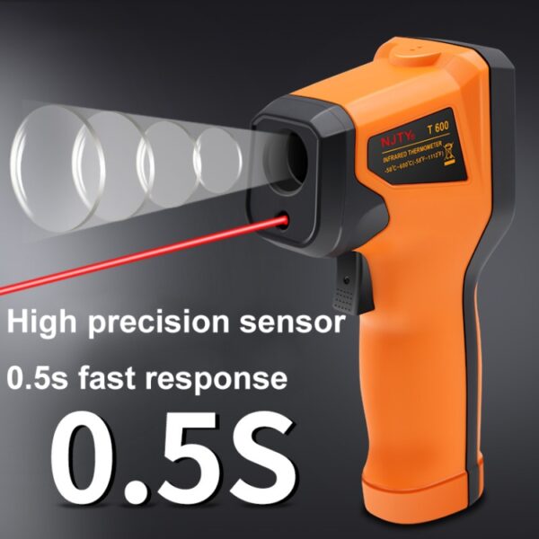 Digitale display, zeer nauwkeurige infraroodthermometer voor de bakkerijkeukenindustrie, T400, T400A (Adjustable), T600, T600A (Adjustable) - Afbeelding 7
