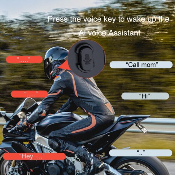 KUQIBAO Motorhelm Waterdichte Bluetooth Headset Met Licht - Afbeelding 10