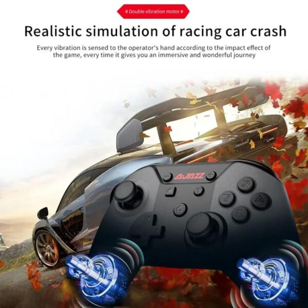 Ajazz AG180 Draadloze Bluetooth + Bedrade Dual Mode Gamepad Voor Switch / PC / Android / IOS - Afbeelding 4