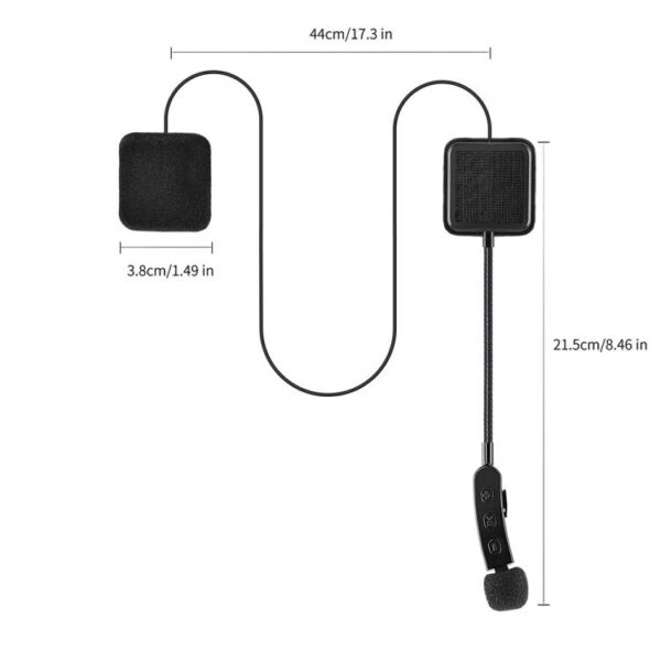 TW2S IPX5 Waterproof Noise Reduction Helmet Bluetooth Headset - Afbeelding 3