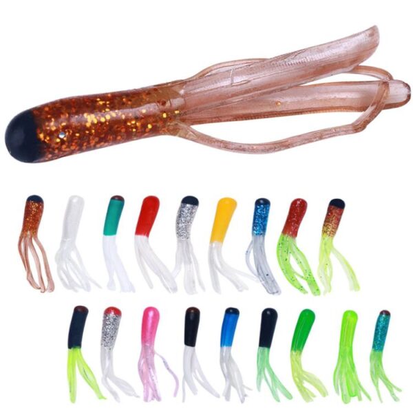 4.8cm 20pcs / Pack HENGJIA SO192 Vegetable-Head Tube Lure Fishing Simulation Soft Fake Bait, 1#, 2#, 3#, 4#, 5#, 6#, 13#, 14#, 15#, 16# - Afbeelding 2