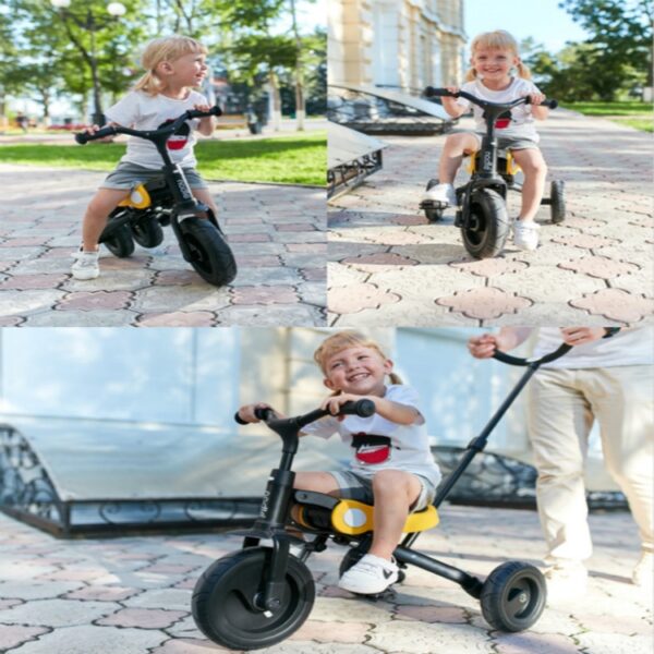 Rijden op speelgoed Baby driewieler Kinderen Vouwfiets Kinderscooter, Baby Tricycle - Afbeelding 3